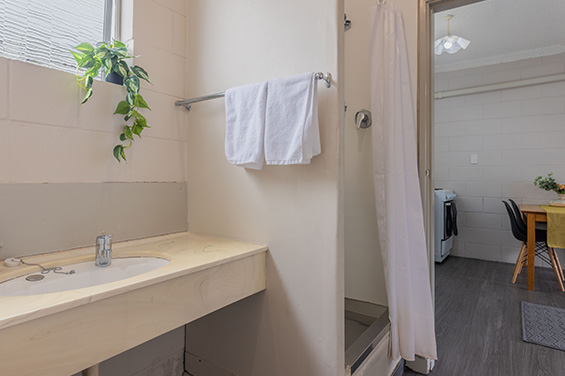 One Bedroom Unit bathroom 2